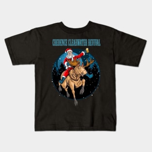 CREDENCE CLEARWATER REVIVAL BAND XMAS Kids T-Shirt
